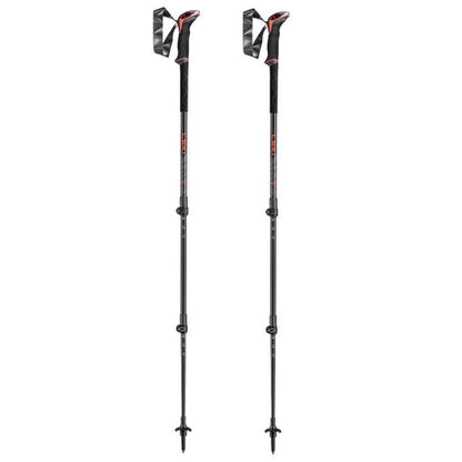 Leki Makalu bright red black dark anthracite