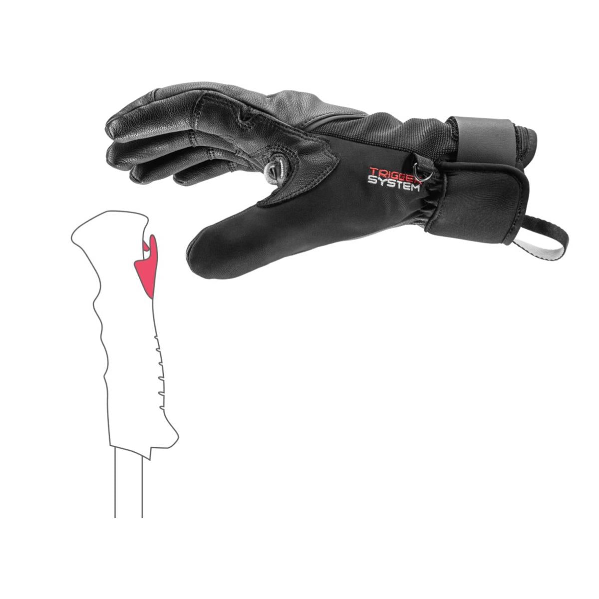 Leki Handschuhe Pegas Lite 3D Schwarz