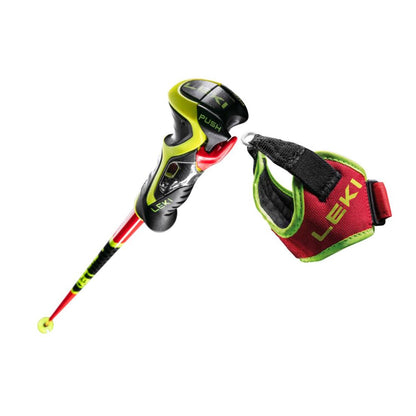 Leki WCR SL 3D bright red black neonyellow