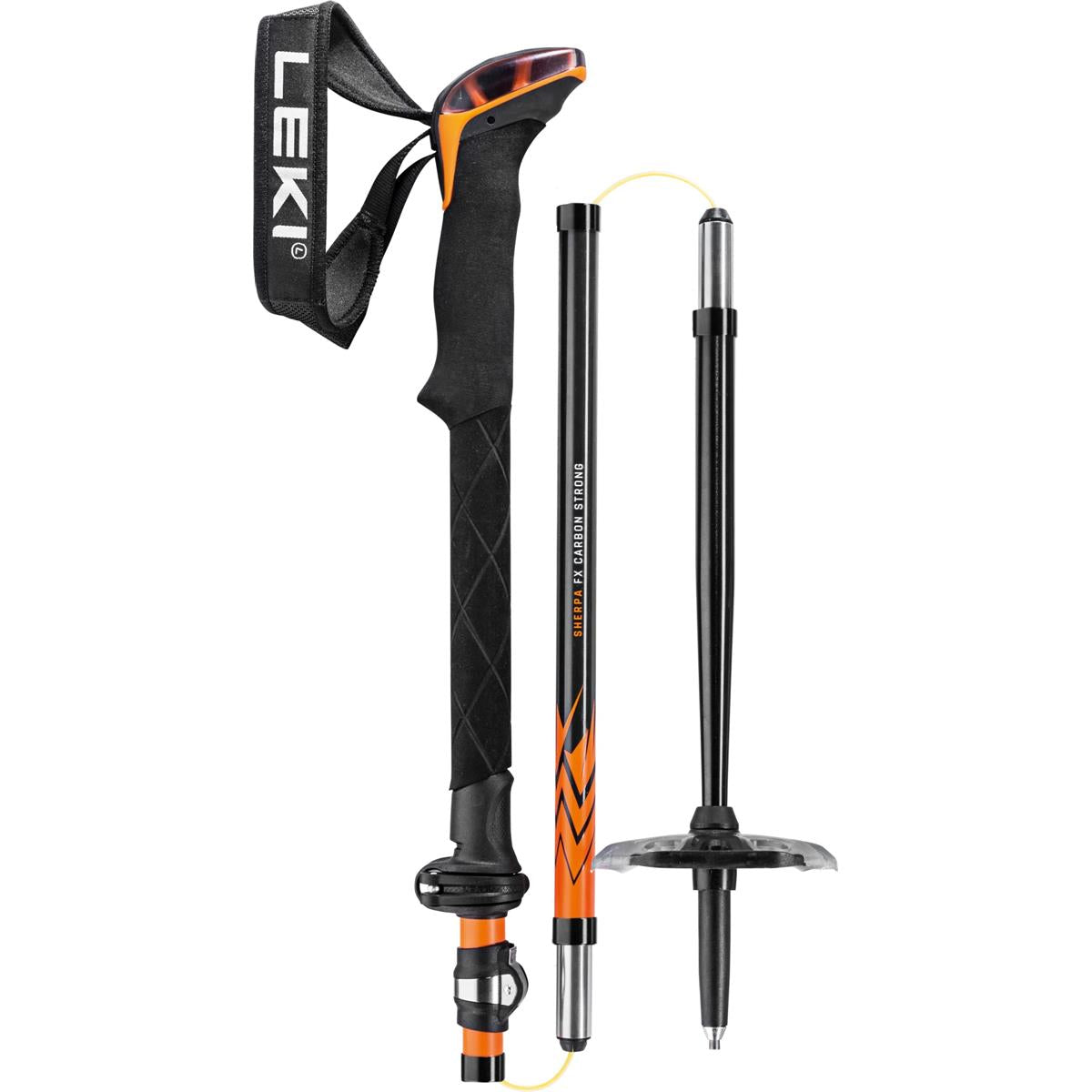 Leki Sherpa FX Carbon Strong orange denimblue