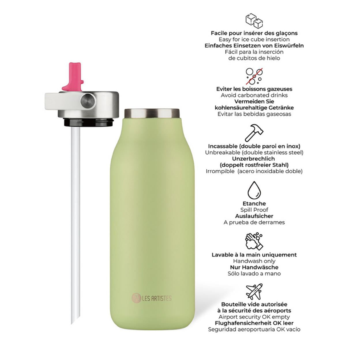LES ARTISTES Isolierte Flasche 2.0 - 1 Liter, image 6 of 19