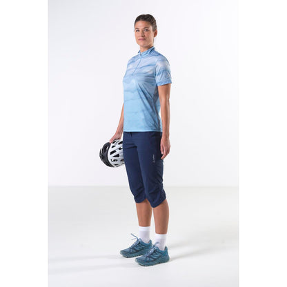 Löffler Damen 3/4 Bike Pants CSL dunkelblau