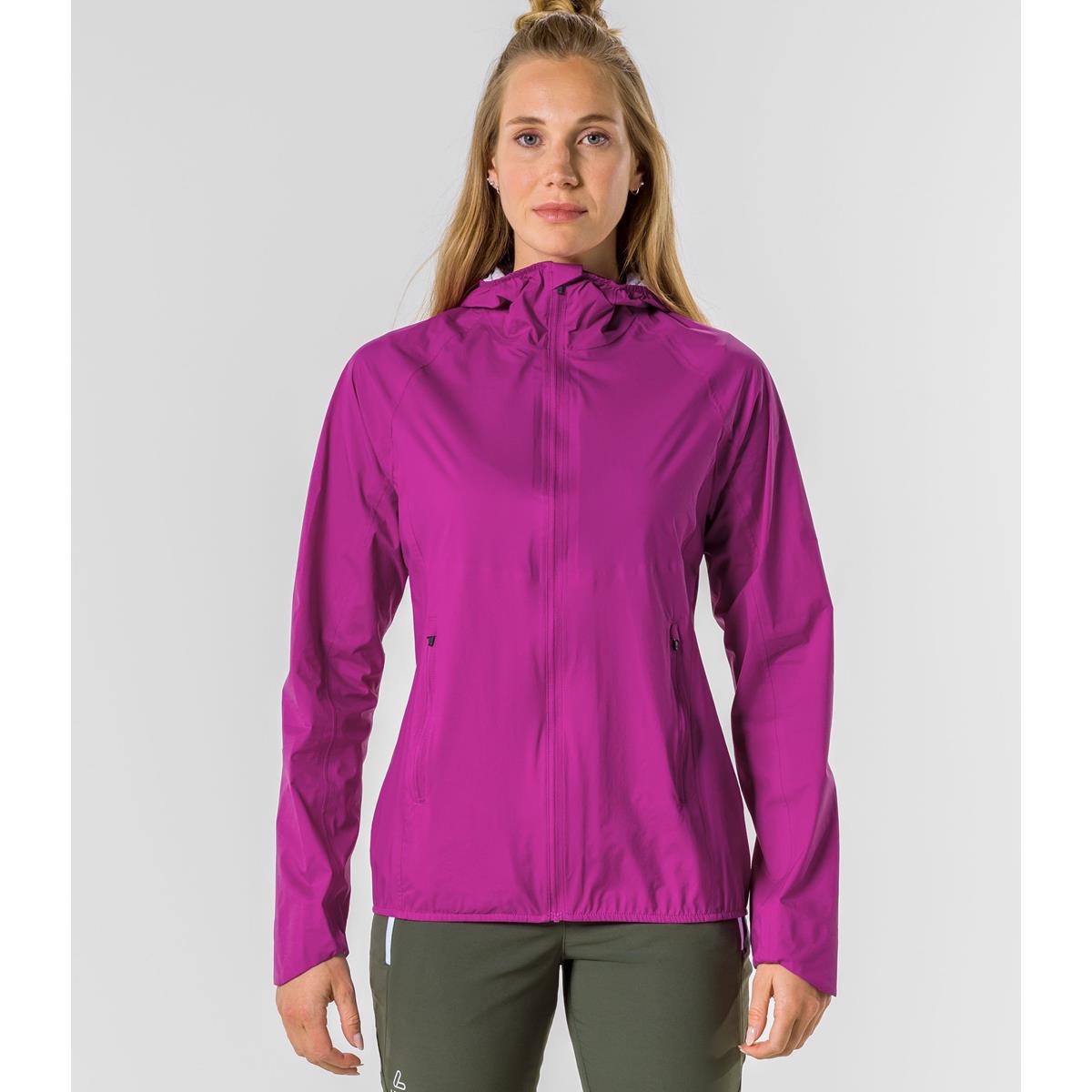 Löffler Damen Hooded Jacket WPM Pocket Purple