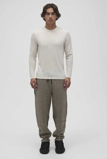 M LS Merino Crew off white