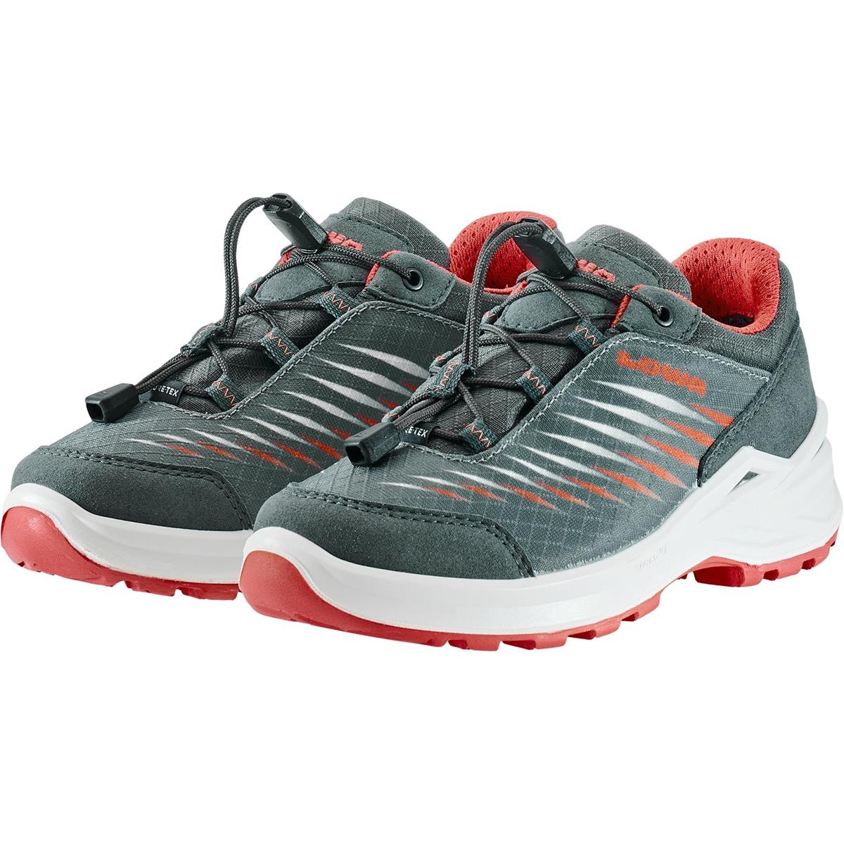 Lowa Zirrox II GTX Lo Junior graphit koralle