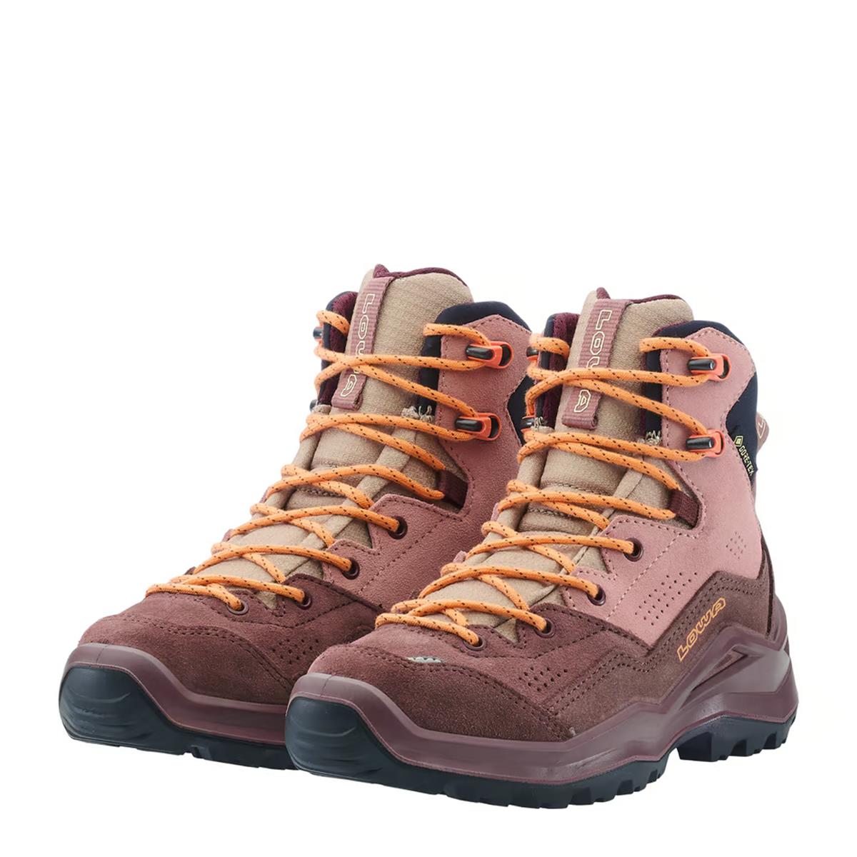 Lowa Kinder Outdoorschuhe Wandax GTX MID Junior Altrosa/ Alt Rosa, Bild 2 von 7