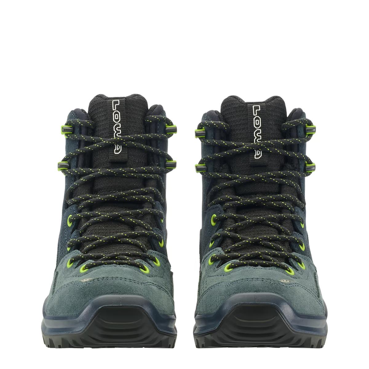 Lowa Kinder Outdoorschuhe Wandax GTX MID Junior Dunkelpetrol/ Limone, image 4 of 7