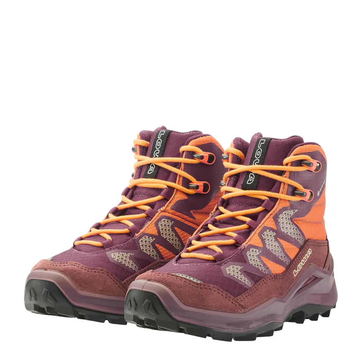 Lowa Kinder Outdoorschuhe Maddox Pro GTX MID Junior Altrosa/ Ton, Bild 2 von 6