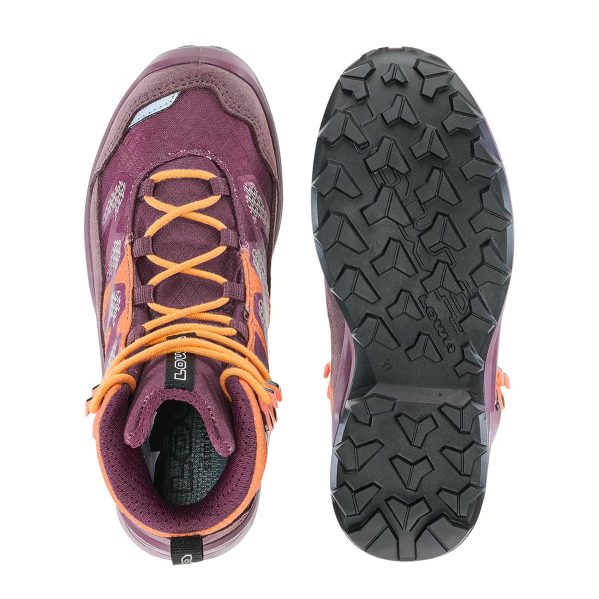Lowa Kinder Outdoorschuhe Maddox Pro GTX MID Junior Altrosa/ Ton, Bild 5 von 6