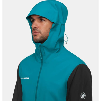 MAMMUT Linard Guide HS Hooded Jacket Men black deep teal Herren