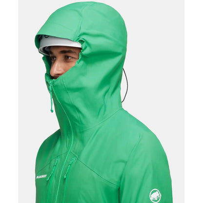MAMMUT Taiss HS Hooded Jacket Men pinea Vielseitige 3-Lagen-Hardshelljacke