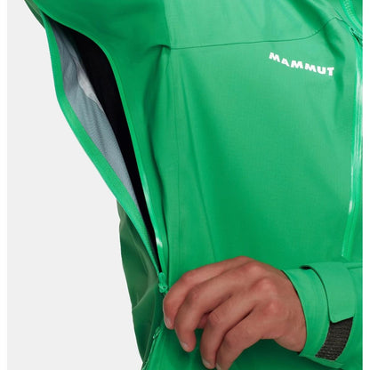 MAMMUT Taiss HS Hooded Jacket Men pinea Vielseitige 3-Lagen-Hardshelljacke