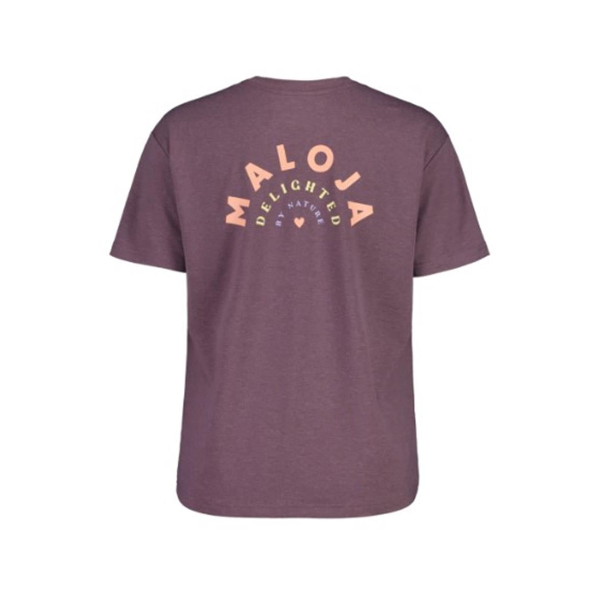 Maloja Freihut Cycle Tee stormy lilac Damen Radshirt