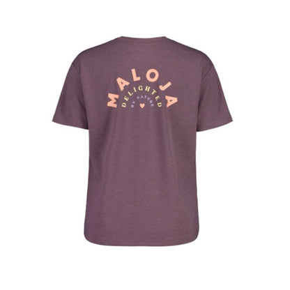 Maloja Freihut Cycle Tee stormy lilac Damen Radshirt