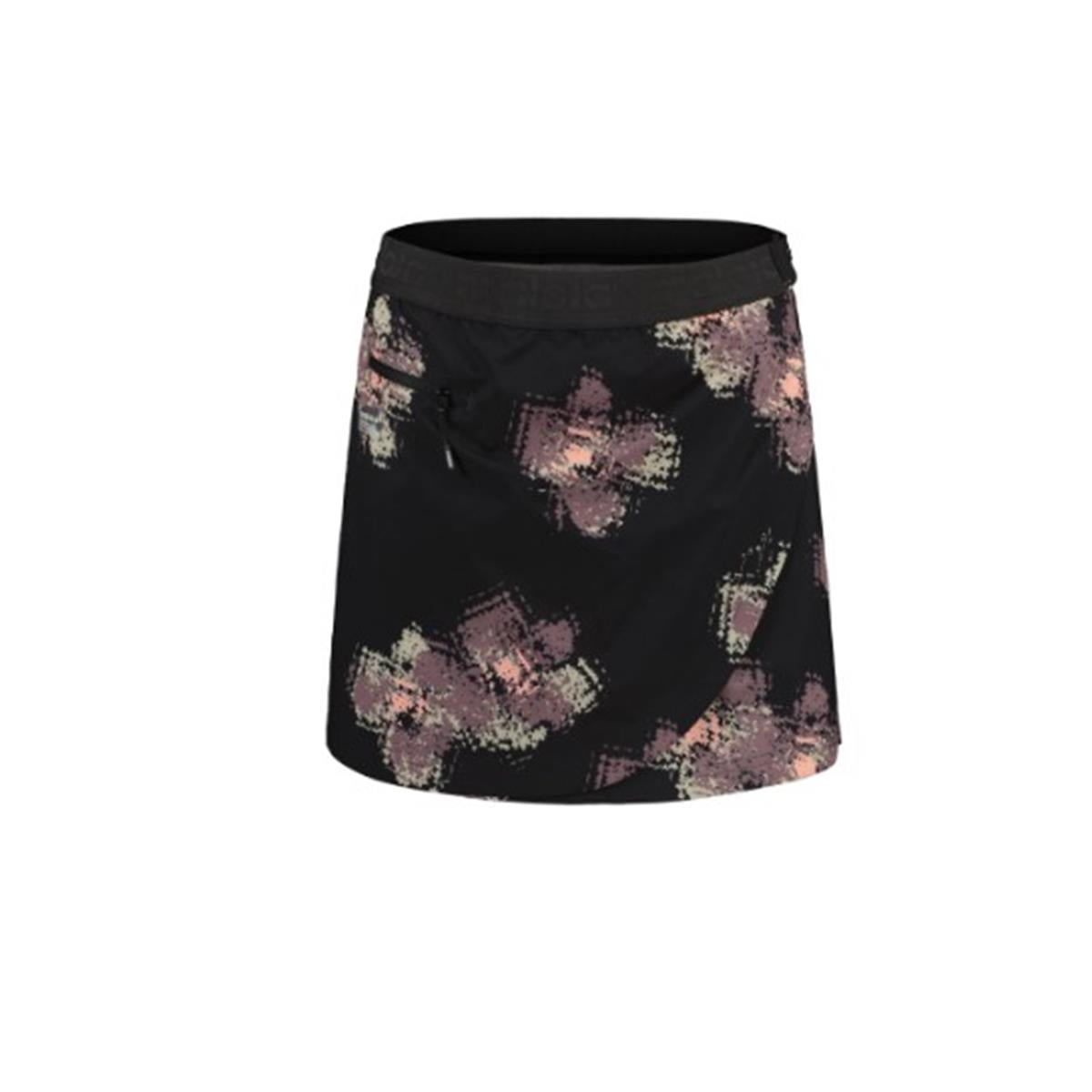Maloja Germer Cycle Skort deep black joy Damen Rock