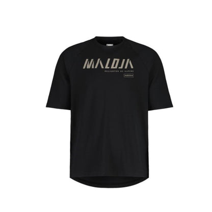 Maloja Anderter Enduro Tee deep black Herren Bike Shirt