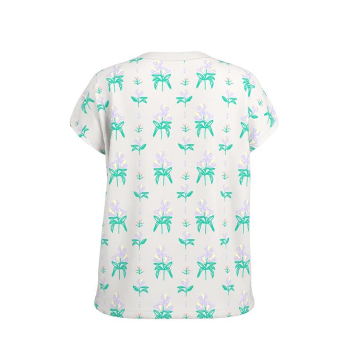 Maloja Weidsee shaded white iris Damen T-Shirt