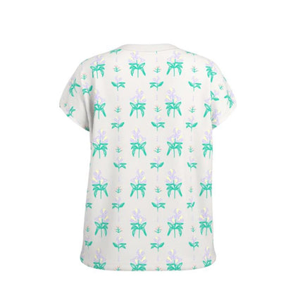 Maloja Weidsee shaded white iris Damen T-Shirt