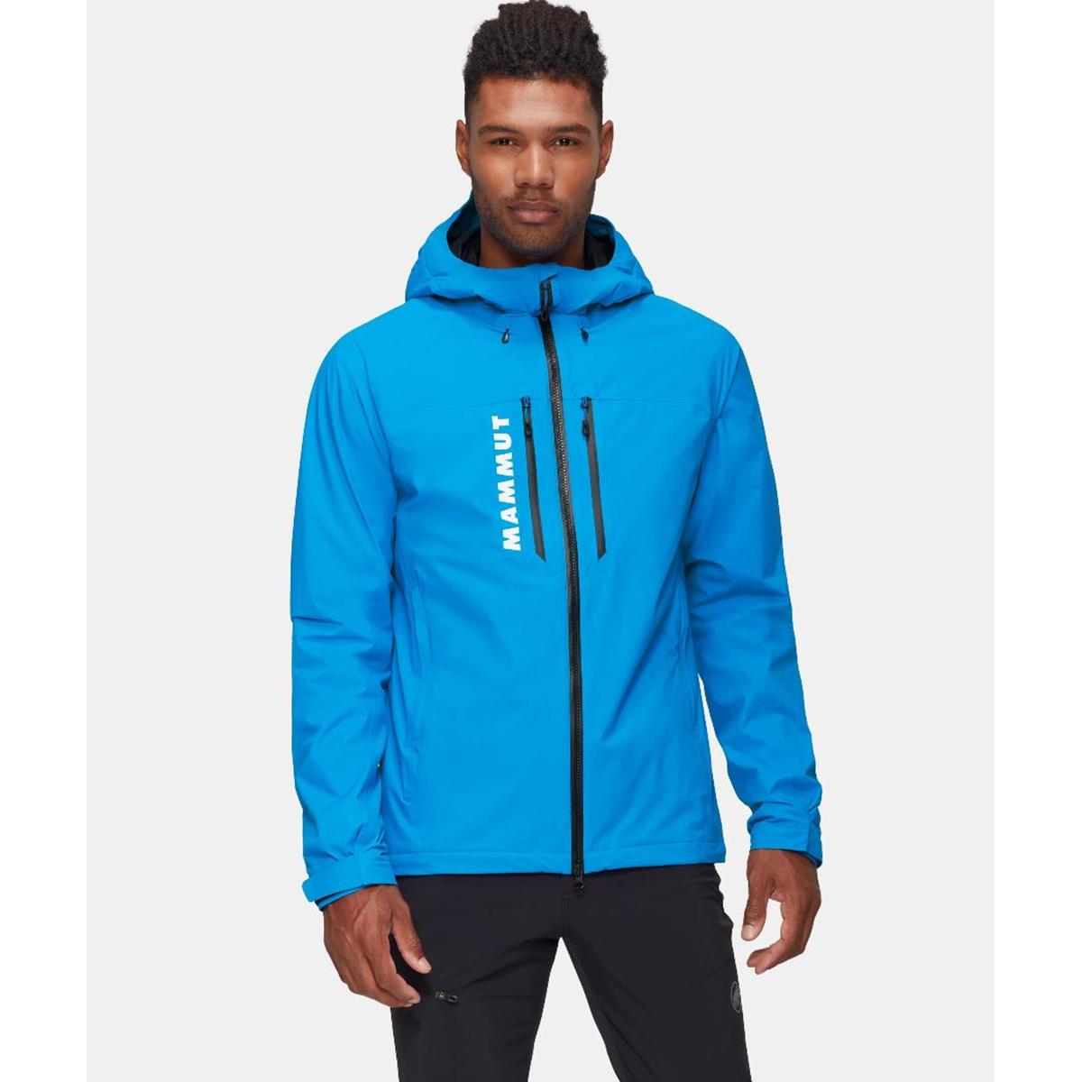 Mammut Freeflight HS Thermo Hooded Jacket Men glacier blue Herren Tourenjacke