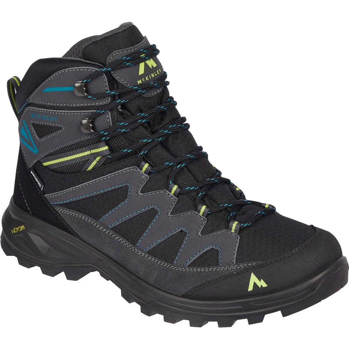 Mc Kinley Herren Wanderstiefel Vulcanus Mid AQX Anthracite/ Blue Petrol, Bild 2 von 5
