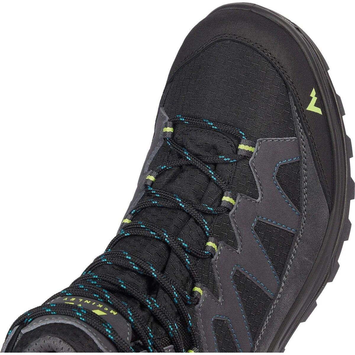 Mc Kinley Herren Wanderstiefel Vulcanus Mid AQX Anthracite/ Blue Petrol, Bild 4 von 5