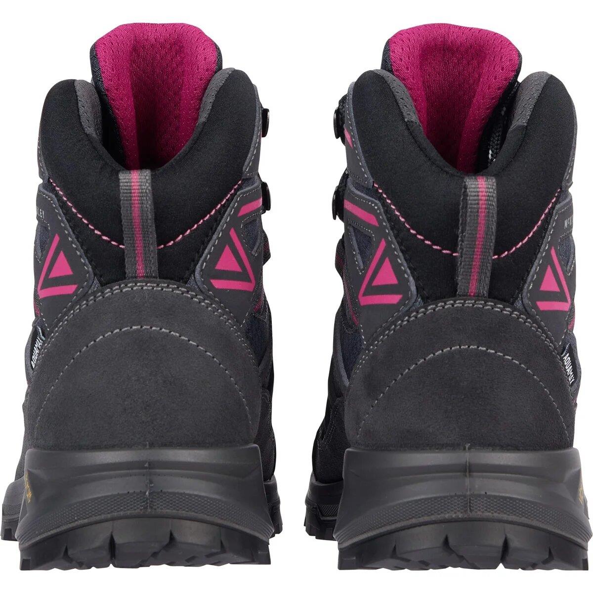Mc Kinley Damen Wanderstiefel Vulcanus Mid AQX Anthracite/ Red, Bild 3 von 5