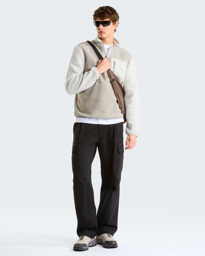 The North Face Yumiori 1/4 Zip Herren stone slab/cumulus cloud