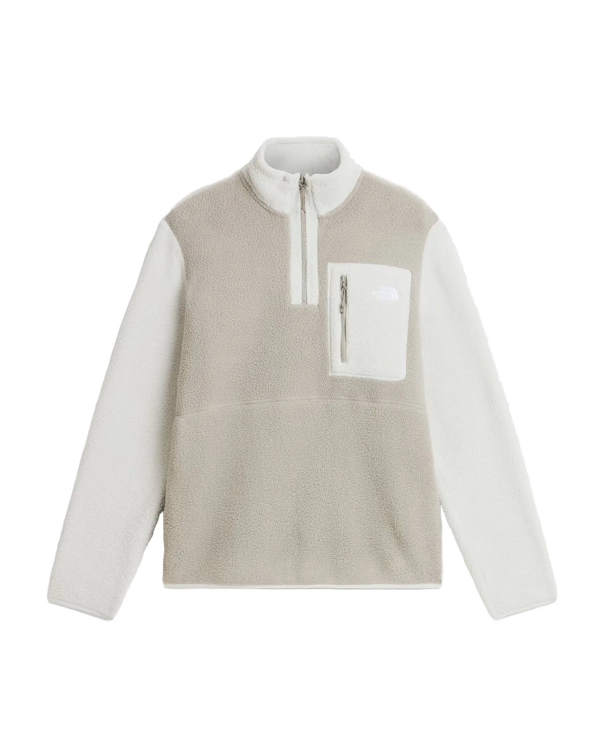 The North Face Yumiori 1/4 Zip Herren stone slab/cumulus cloud