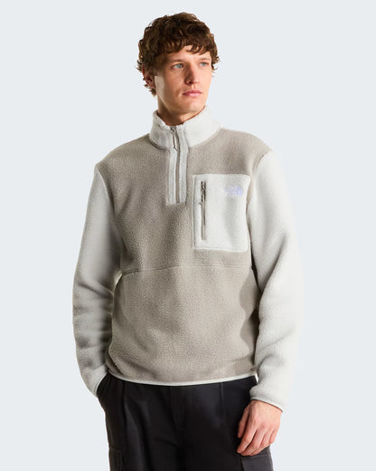 The North Face Yumiori 1/4 Zip Herren stone slab/cumulus cloud
