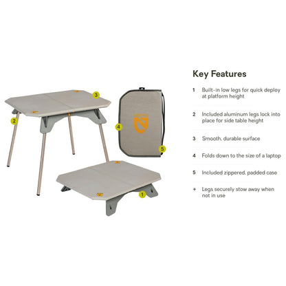 Nemo Moonlander Dual Height Camp Table