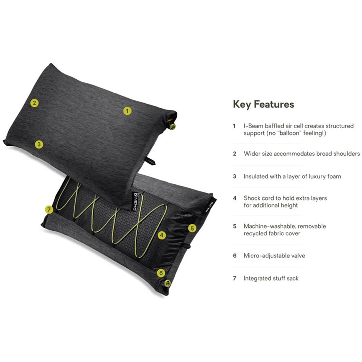 Nemo Fillo Wide Backpacking Camping Pillow