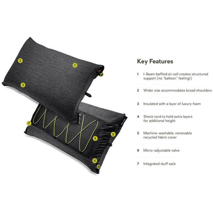 Nemo Fillo Wide Backpacking Camping Pillow