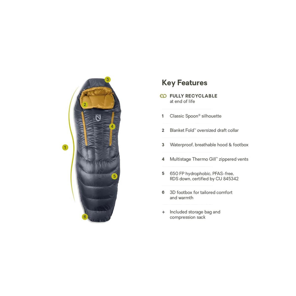 Nemo Disco™ Men's Endless Promise® Down Sleeping Bag