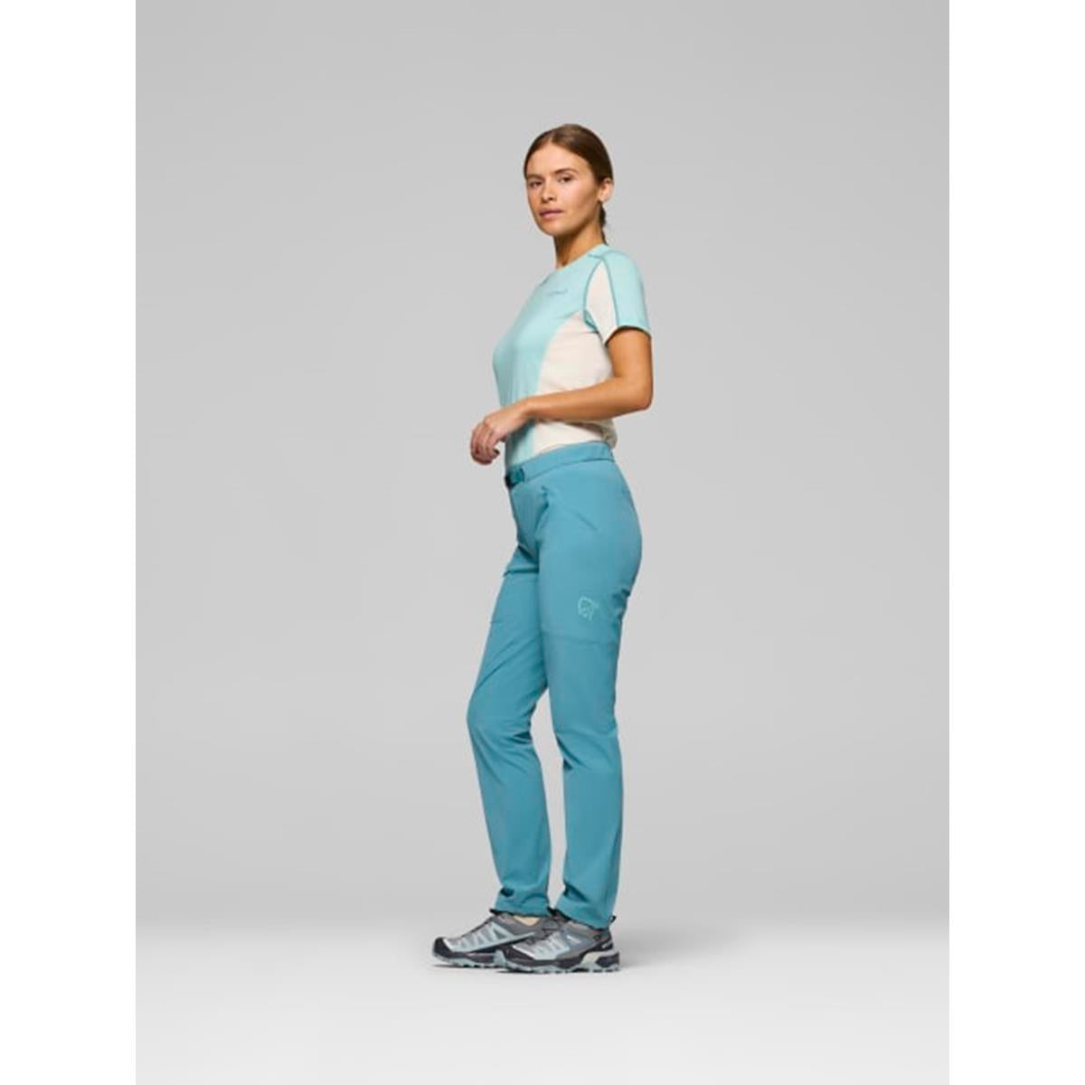 Norrona W Falketind flex1 light Pants brittany blue Damen Trekkinghose, Bild 4 von 5