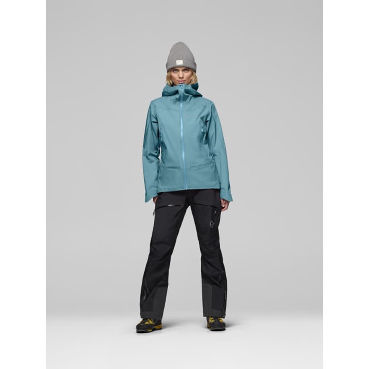 Norrona W Falketind Gore-Tex Jacket brittany blue Damen Regenjacke, Bild 3 von 5