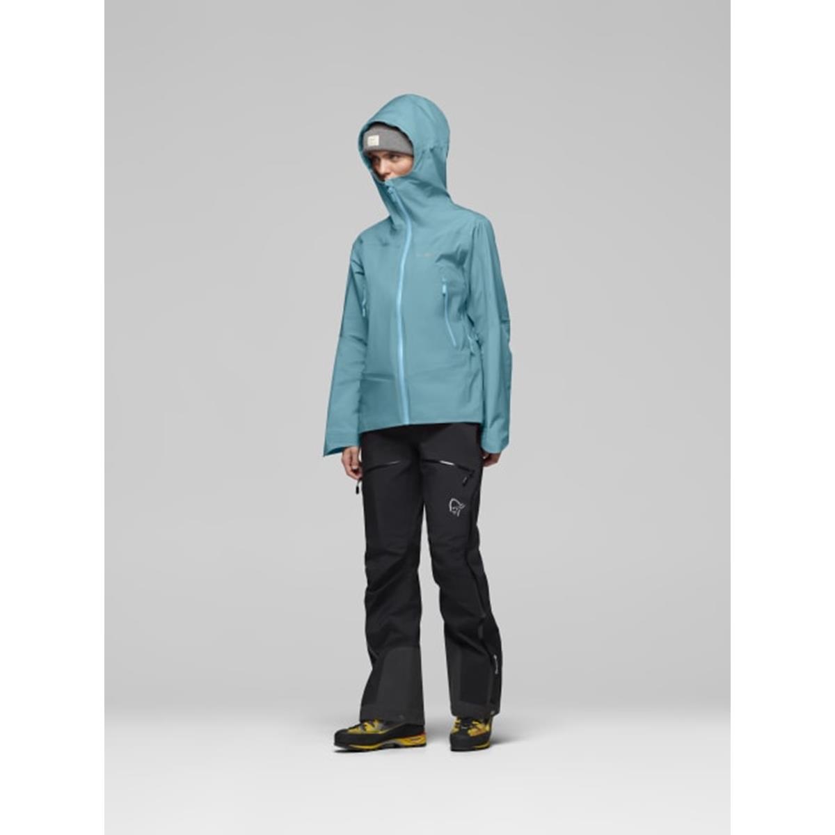 Norrona W Falketind Gore-Tex Jacket brittany blue Damen Regenjacke, Bild 4 von 5