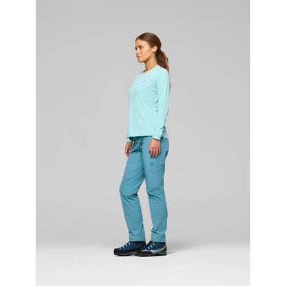 Norrona W Femund Tech Long Sleeve aqua haze Damen