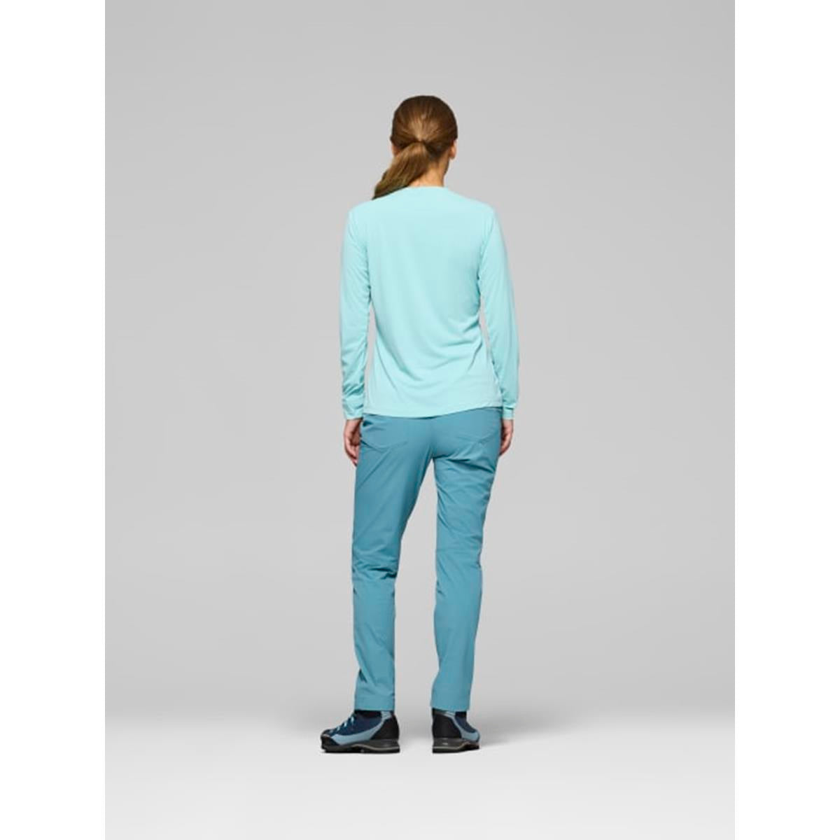 Norrona W Femund Tech Long Sleeve aqua haze Damen