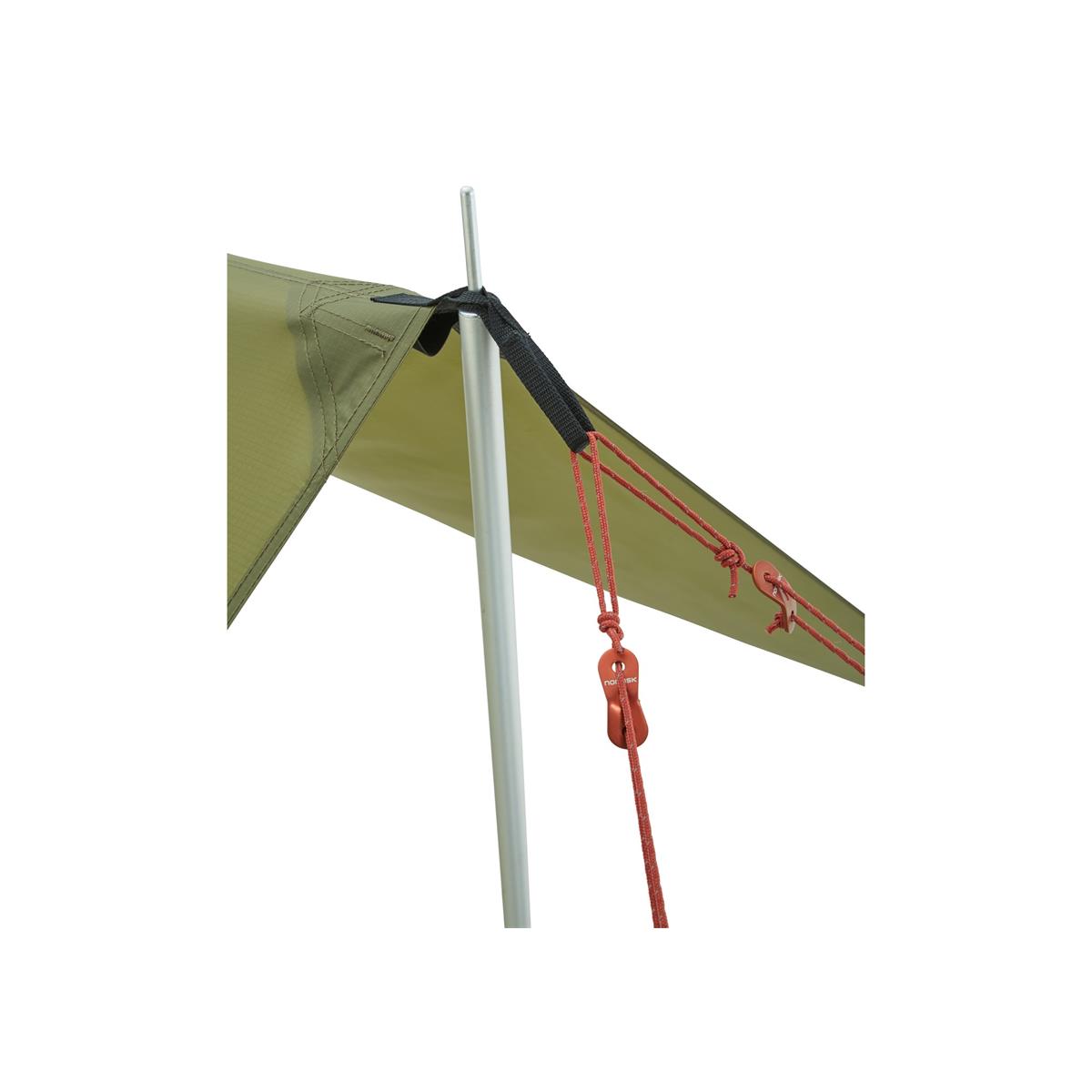 Nordisk Voss 9 PU Tarp dark olive, image 3 of 5