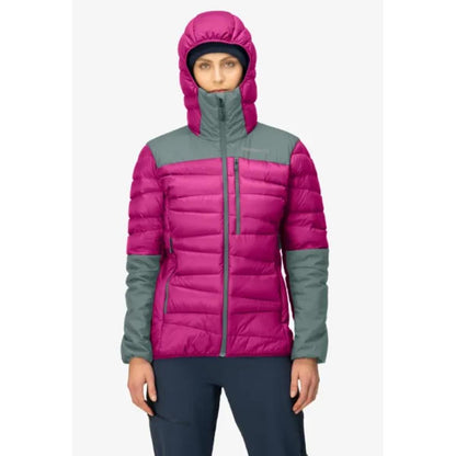 Norrøna Falketind Daunen 750 Zip Hood Damen - festival fuchsia