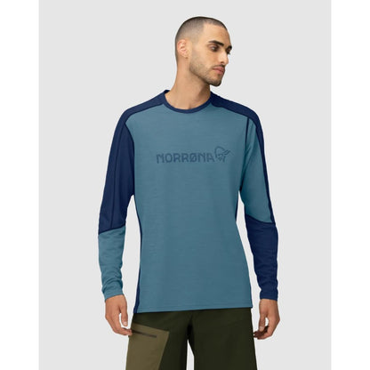 Norrøna Men's falketind equaliser merino round Neck - calendula