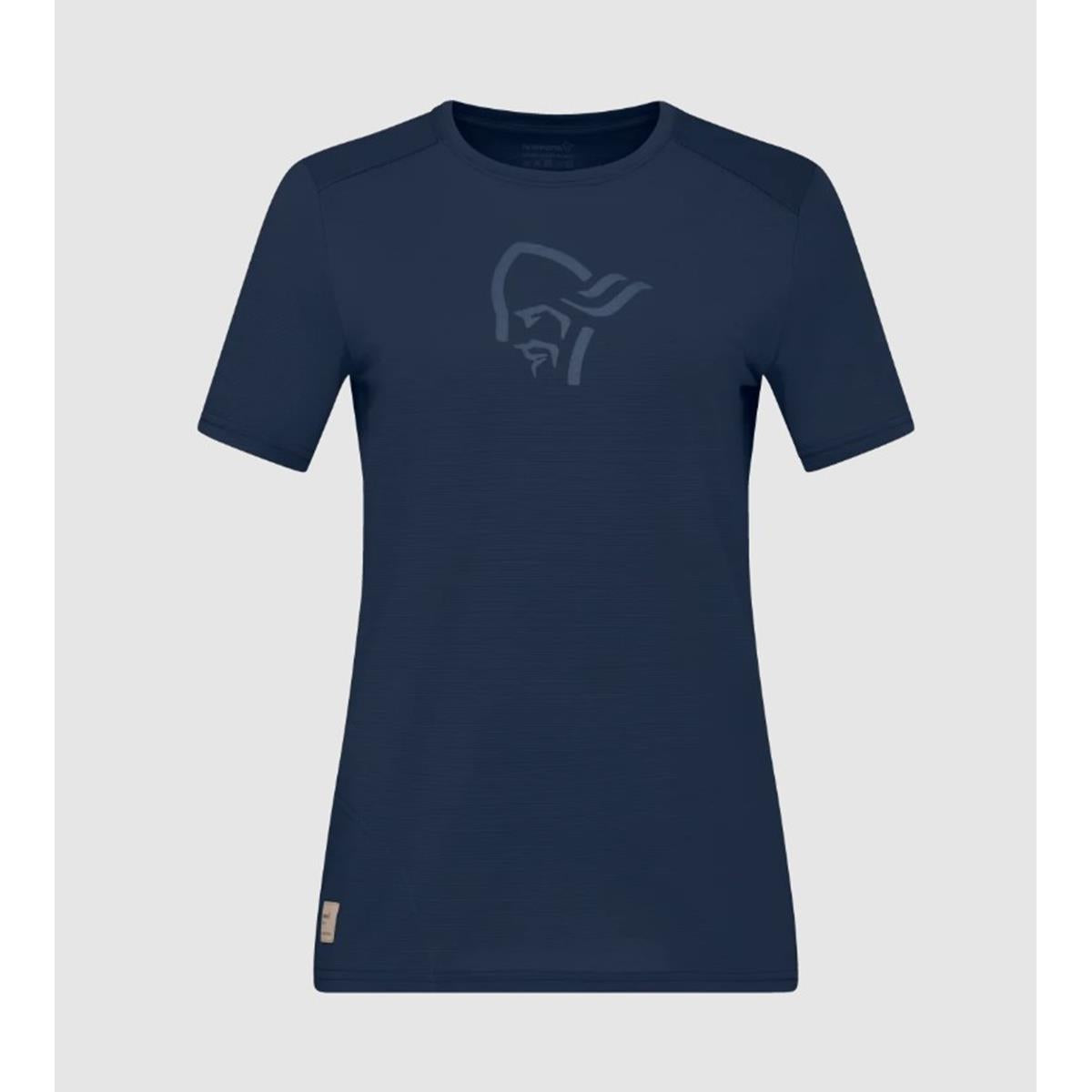 Norrøna Women's femund equaliser merino T- Shirt - indigo night