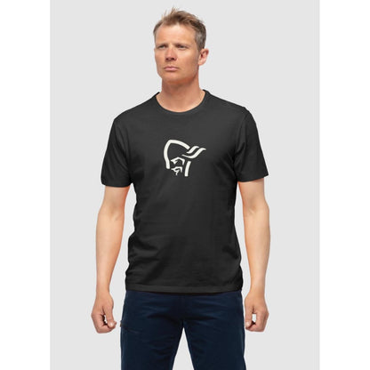 Norrøna Men's /29 cotton viking T-shirt - caviar black