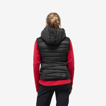 Norrona Damen Weste falketind down Vest schwarz