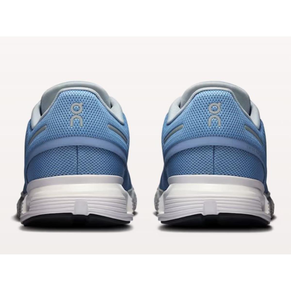 ON Cloud 6 Damen Chambray White