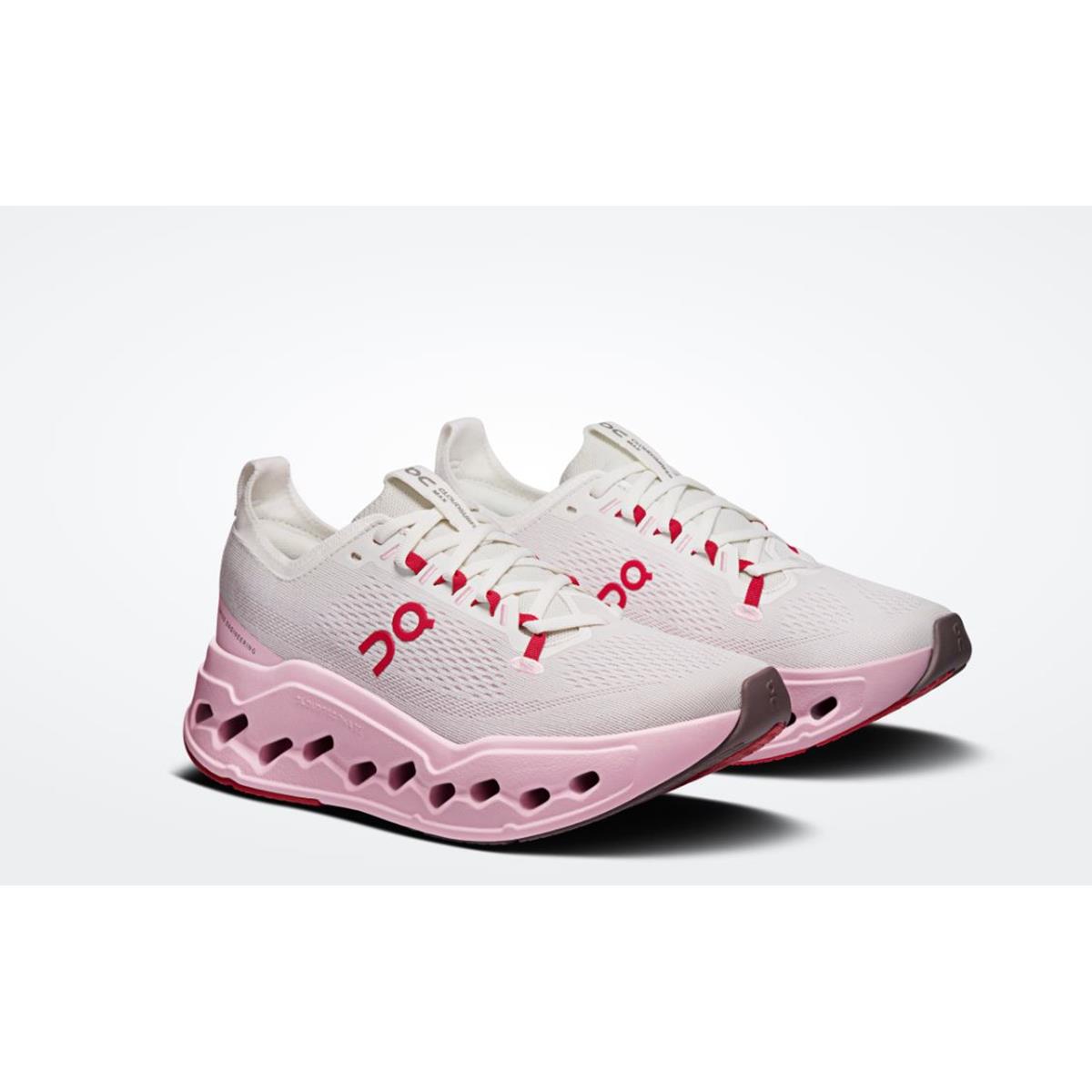ON Cloudsurfer Max Women ivory peony, image 6 of 7