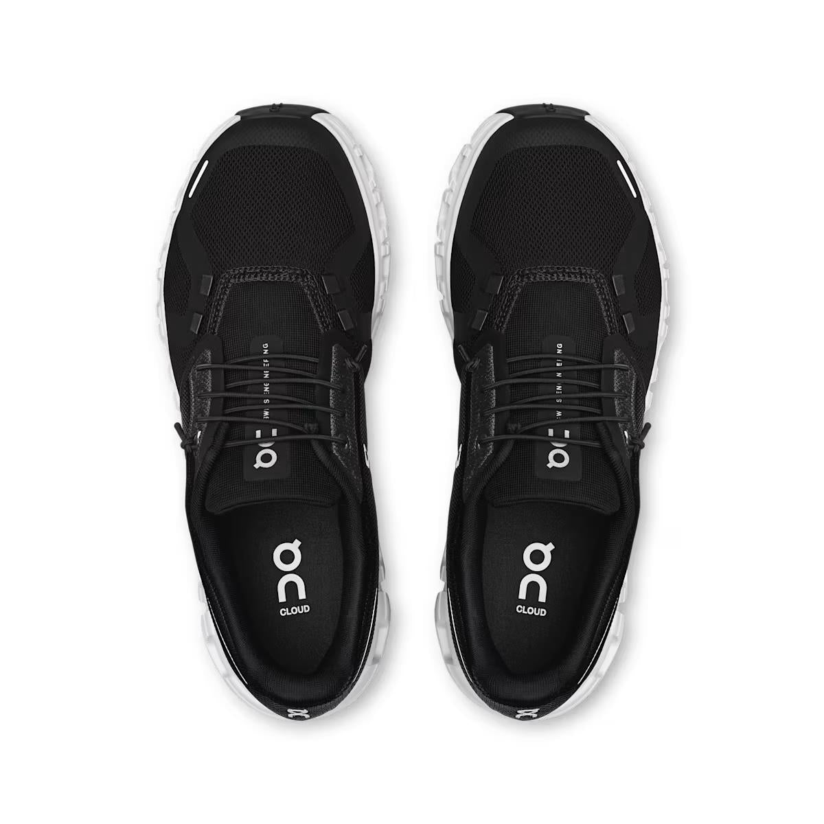 ON Damen Joggingschuhe Cloud 6 Wide Black / White
