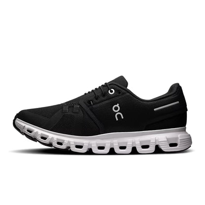 ON Damen Joggingschuhe Cloud 6 Wide Black / White