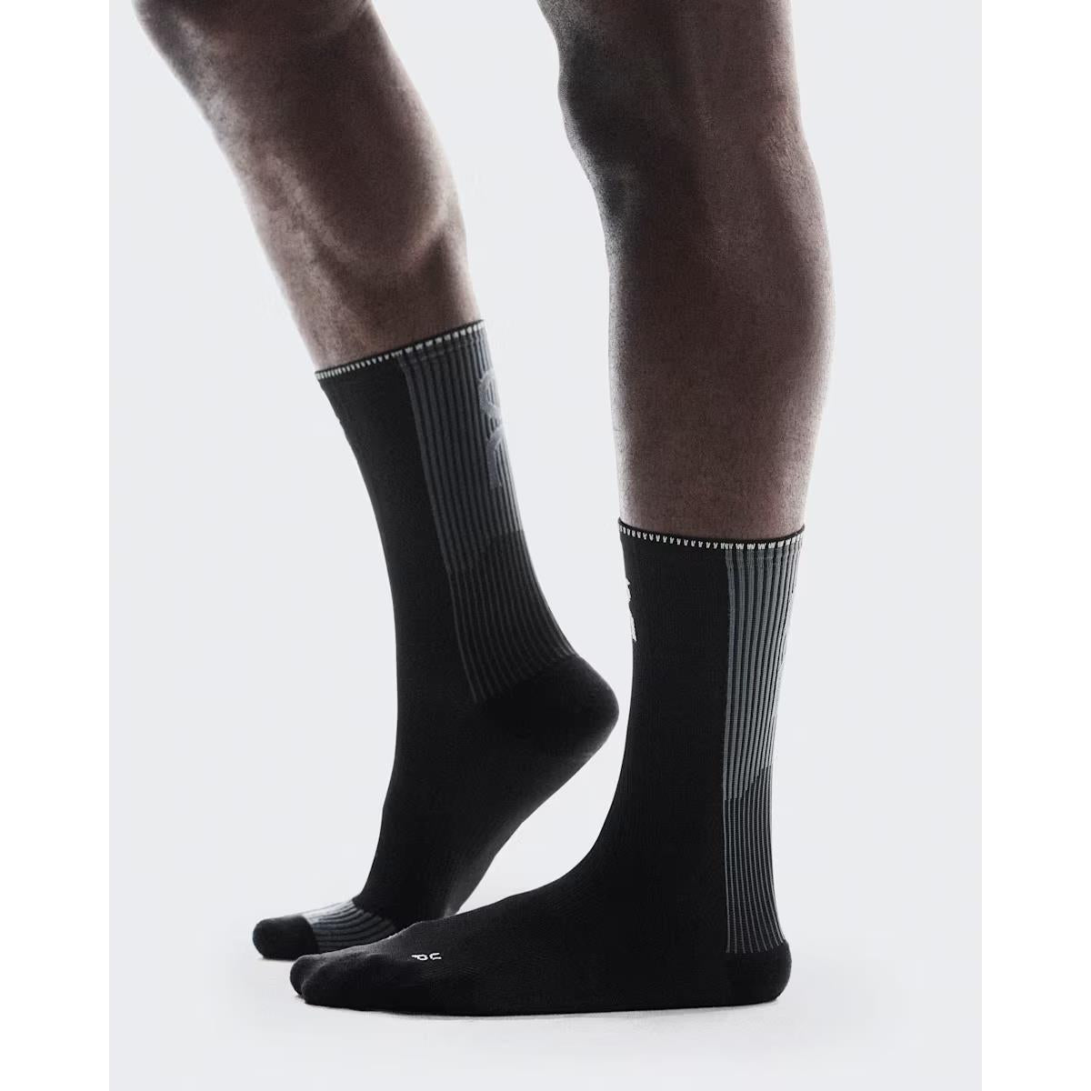 ON Performance Run Sock High Black / Eclipse