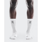 ON Performance Run Sock High White / Glacier